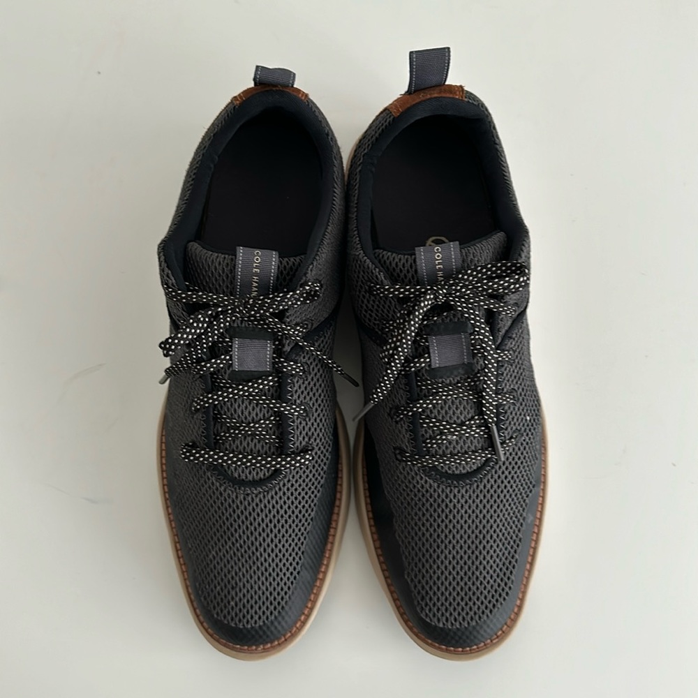 Men’s Cole Haan black and brown fabric shoes